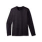 Men's Luxe Long Sleeve Running T-shirt, Black Import z Brooks/Brooks/Koszulki Your Sports Performance