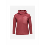 Women's PEAK PERFORMANCE W Freelight Polartec Alpha Hood red
