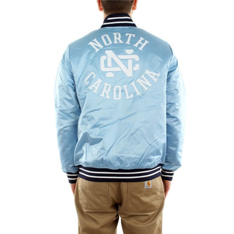 Mitchell & Ness NCAA Heavyweight Satin Jacket University Of North Carolina OJBF3413-UNCYYPPPLTBL In preparation Your Sports Performance