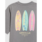 Loose T-shirt with print for girls 4F 4FJRSS26TTSHF3980-25S