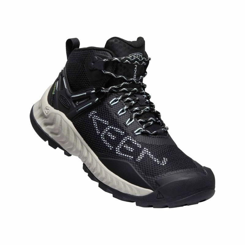 KEEN NXIS EVO MID WP BLACK/BLUE GLASS W shoes KE-1025911 Footwear/Outdoor/Keen Your Sports Performance