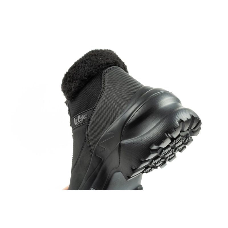Lee Cooper women's winter hiking sports shoes, insulated, black, lace-up Lee Cooper