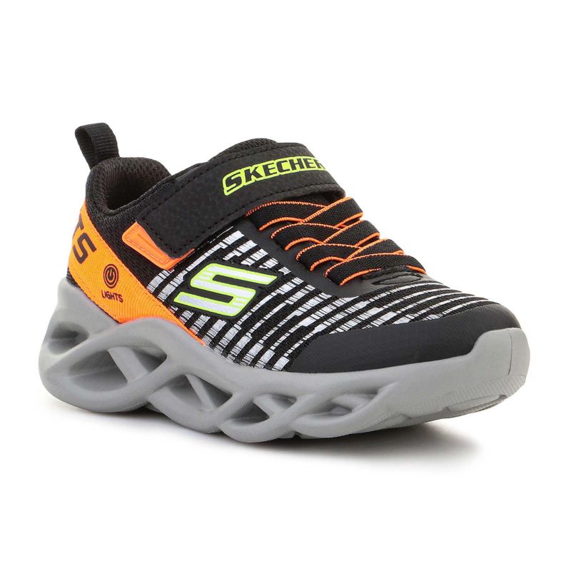 Skechers S Lights Jr 401650L-BKOR Footwear/Lifestyle/Skechers Skechers