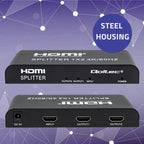 QOLTEC SPLITTER 2XHDMI 4KX2K | 6GB/S | 60HZ Kable i adaptery/Adaptery, przejściówki Your Sports Performance