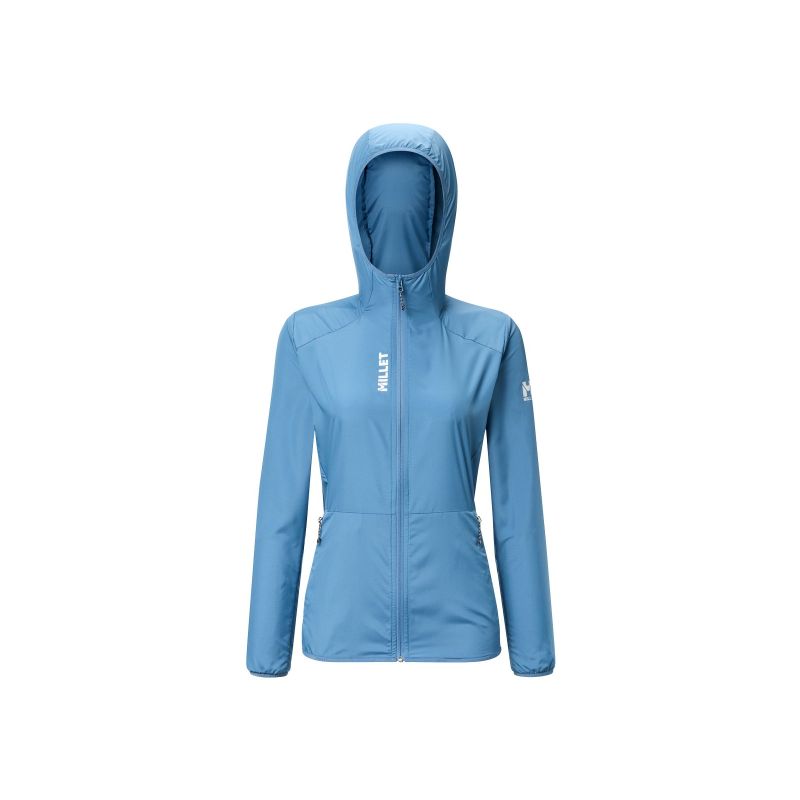 MILLET Parmelan Windbreaker Hoodie Women's Jacket in Blue