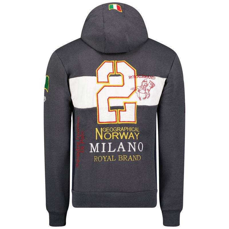 Geographical Norway Filio 100 M sweatshirt WW5417H/GN/Dark Gray Clothing/Outdoor/Geographical Norway Your Sports Performance