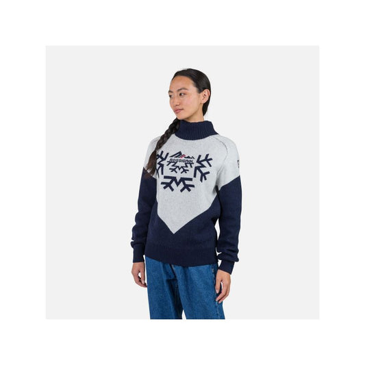 Rossignol W Cieloalto Tn Navy Blue Sweater Rossignol