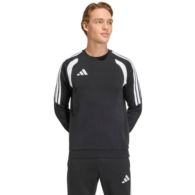 Men's adidas Tiro 26 League Sweat Crew Black and White KF3413 Clothing Your Sports Performance