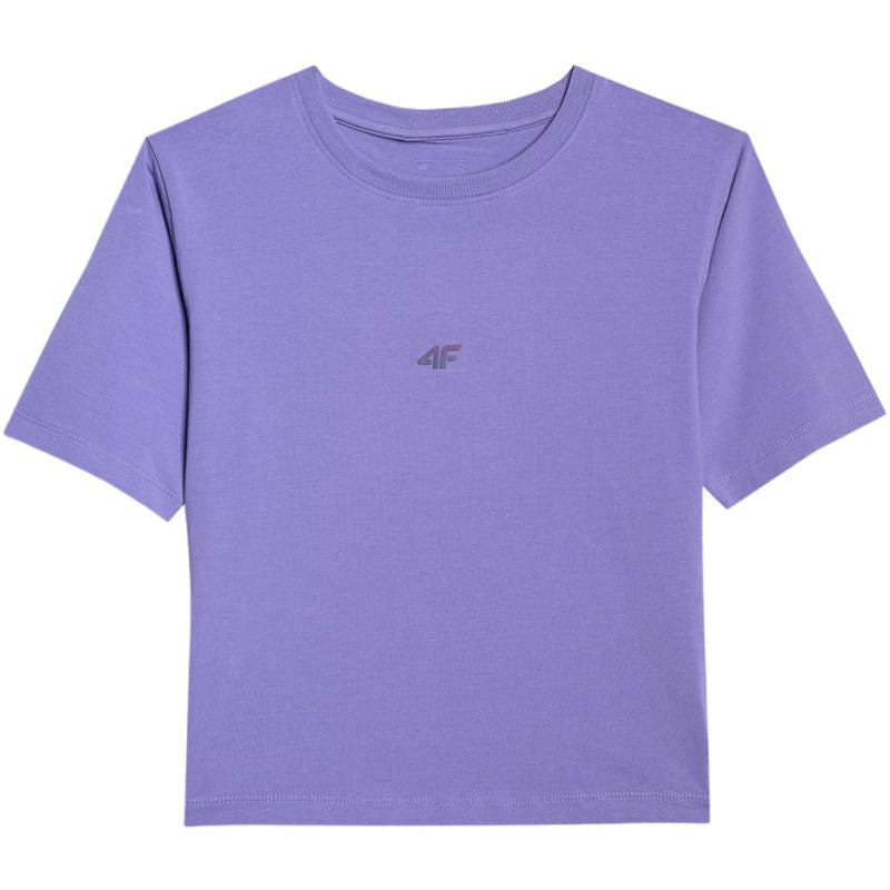 Women's T-shirt 4F F2971 purple 4FWAW25TTSHF2971 51S In preparation Your Sports Performance