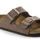 Birkenstock Arizona Kids Birko-Flor Nubuk Mocha narrow flip-flops for kids (0552893) Footwear/Lifestyle/Brinkenstock/Klapki/chodaki Birkenstock