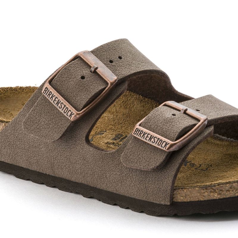 Birkenstock Arizona Kids Birko-Flor Nubuk Mocha narrow flip-flops for kids (0552893) Footwear/Lifestyle/Brinkenstock/Klapki/chodaki Birkenstock