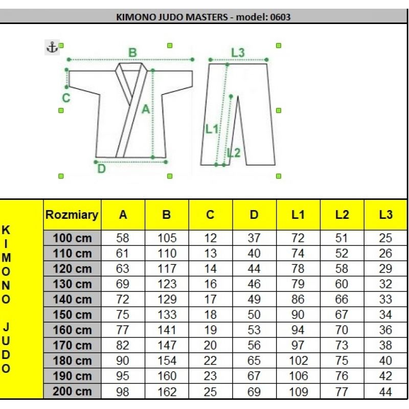Masters judo kimono 450 gsm - 140 cm 06034-140 Clothing/martial arts Your Sports Performance