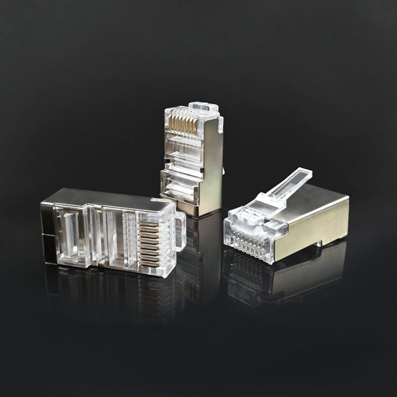 QOLTEC RJ45 MODULAR CONNECTOR PLUG | CAT6 | FTP | 100PCS Kable, gniazda i wtyki/Wtyki Your Sports Performance