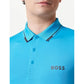 BOSS Paul Pro Men's Turquoise/Aqua Slim Fit Polo Shirt (50506203-442) Boss