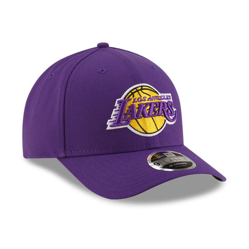 New Era 9FORTY Los Angeles Lakers NBA Team M-Crown Purple Snapback Cap - 60755462 Odzież/Czapki/Czapki z daszkiem Your Sports Performance