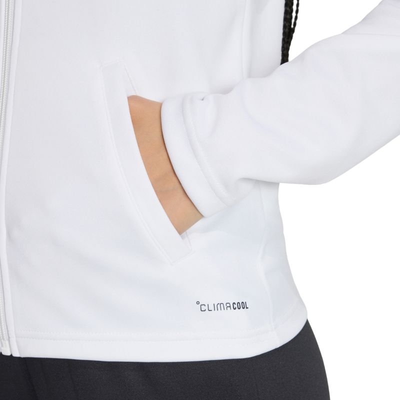 adidas Entrada 26 Track Women's Track Jacket, White, JZ6603