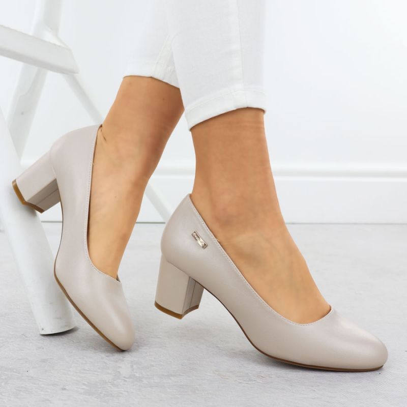 Nude Sergio Leone PB178 block heel pumps Footwear Your Sports Performance