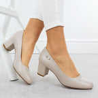 Nude Sergio Leone PB178 block heel pumps Footwear Your Sports Performance