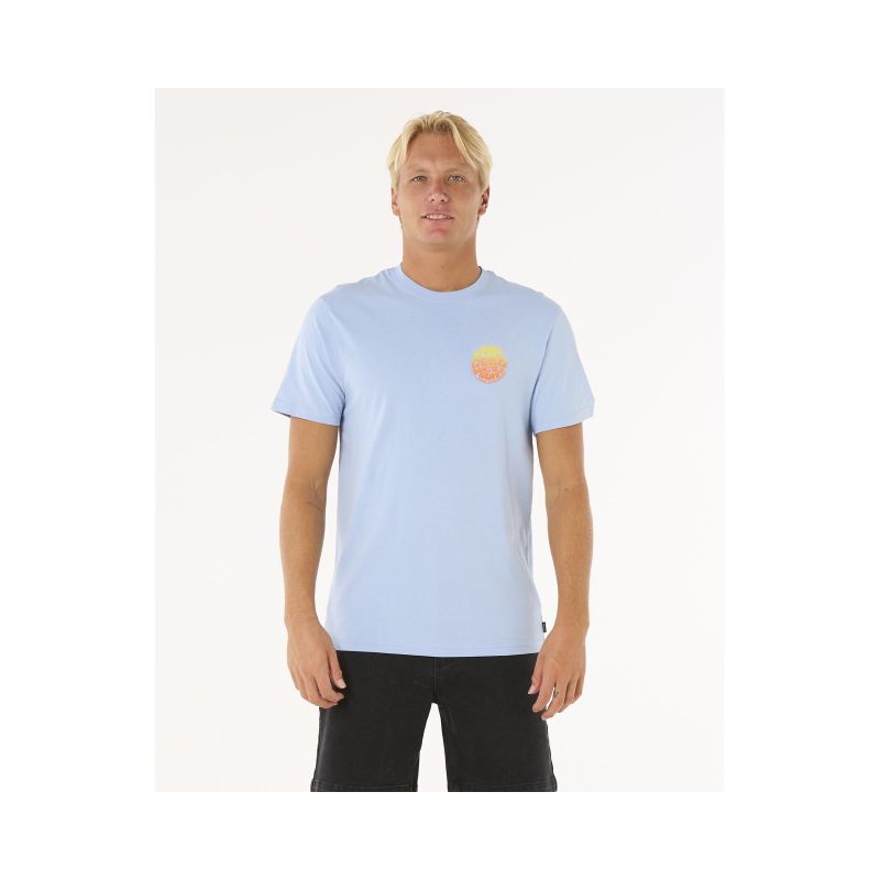 RIP CURL Wettie Passage Icon Tee Blue