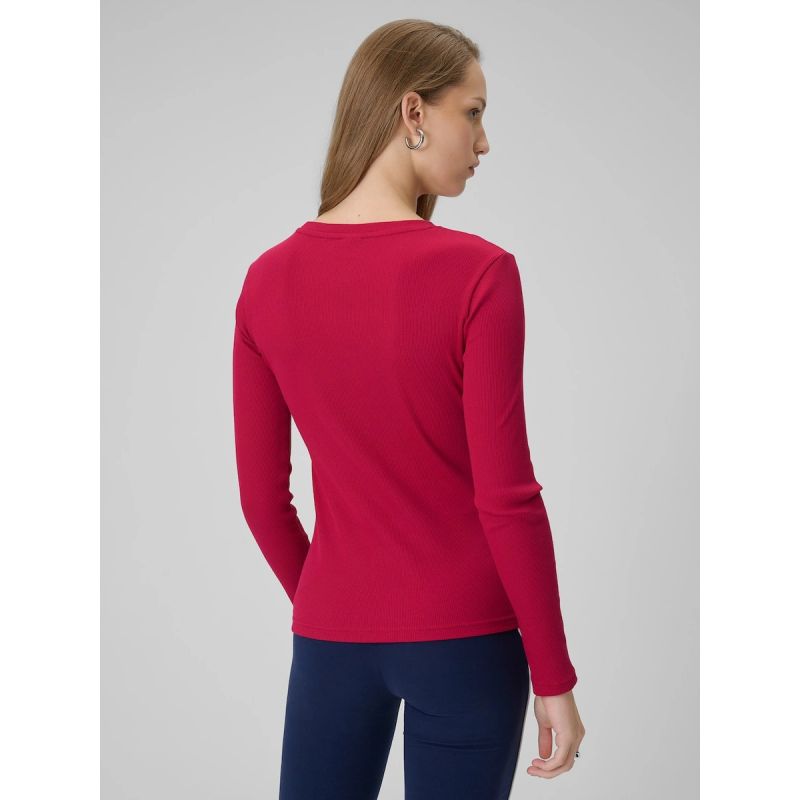 Women's long sleeve slim ribbed knit 4F 4FRAW25TLONF656-53S 4f