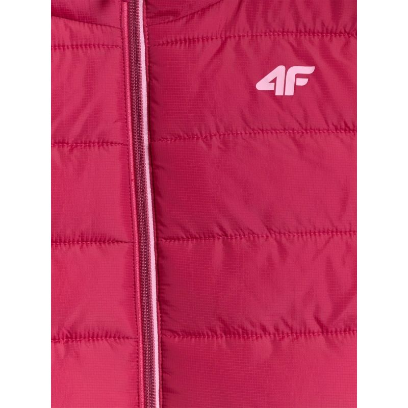 Girls' down vest with synthetic filling 4F 4FJRAW25TVJAF322-54S *Kategoria tymczasowa Your Sports Performance