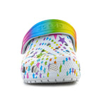 CROCS CLASSIC DISCO DANCE PARTY CLOG T SHIMMER/MULTI FLOPS 208096-0ZT Crocs