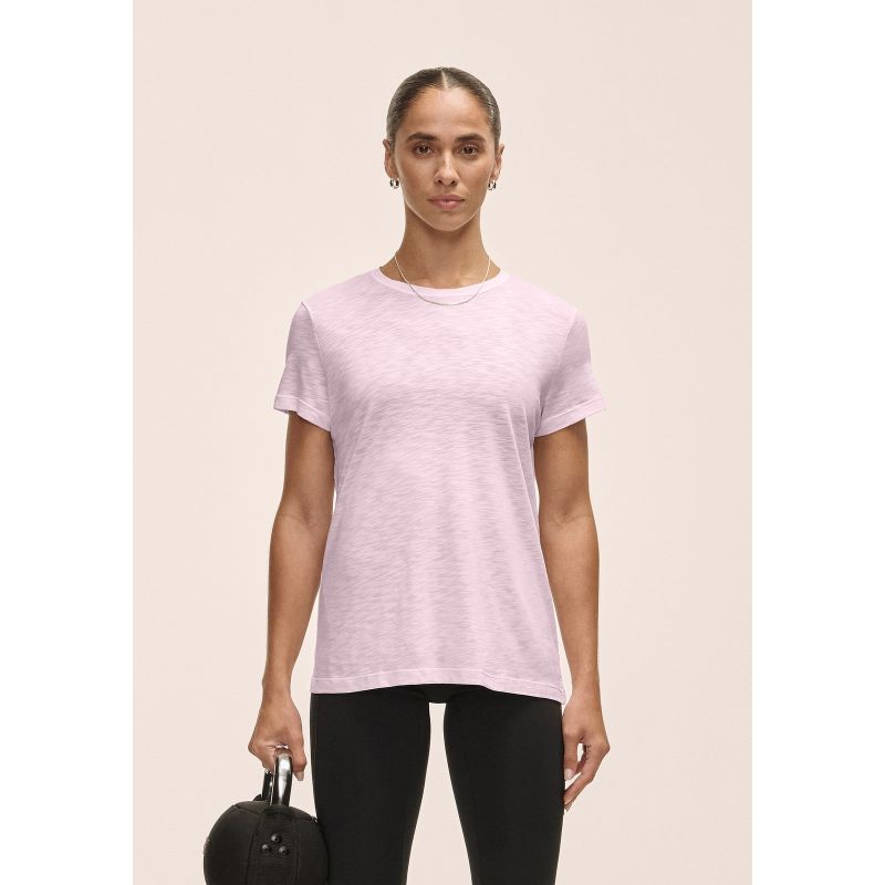 CASALL Soft Texture Tee for Women, Pink