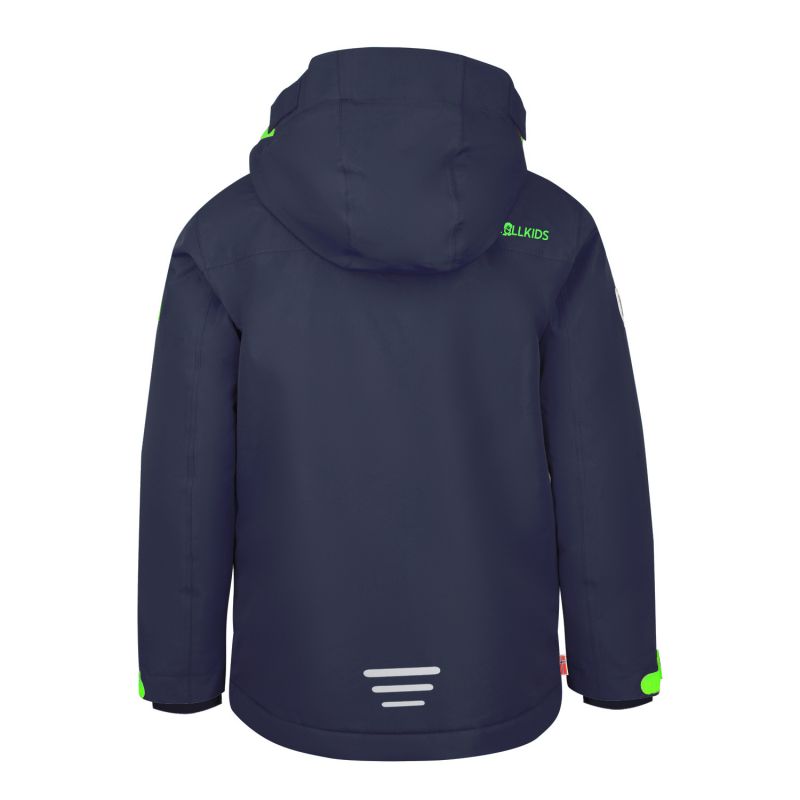 Trollkids Kids Holmenkollen Snow Jacket Pro Hooded Winter Jacket Navy Blue (913-100) In preparation Your Sports Performance