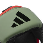 Adidas COMBAT 50 HG Boxing Headgear Black Olive In preparation Your Sports Performance