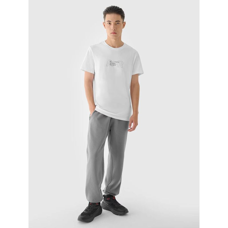 Men's regular printed T-shirt 4F 4FRAW24TTSHM2299-10S *Kategoria tymczasowa Your Sports Performance