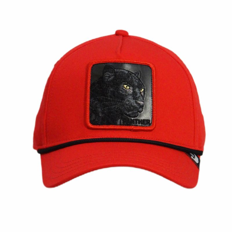 Goorin Bros. Black Panther 100 Red Snapback Cap - 101-1108 Odzież/Czapki/Czapki z daszkiem Your Sports Performance