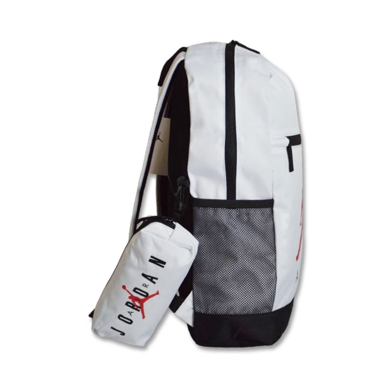 Air Jordan School Backpack White + Pencil Case - 9B0503-001 Akcesoria i sprzęt koszykarski/Torby i plecaki Your Sports Performance