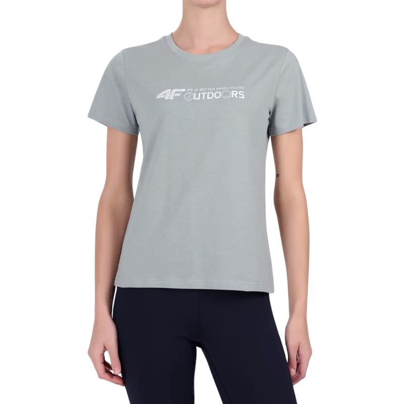 Women's T-shirt 4F F3495 Mint 4FWAW26TTSHF3495 47S