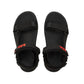Lee Cooper women's shoes with velcro straps for summer beach sandals, lightweight black Lee Cooper