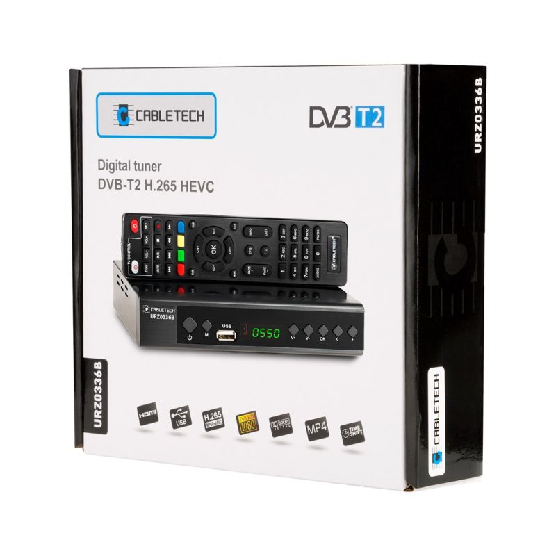 DVB-T2 H.265 HEVC Cabletech tuner Telewizja naziemna/DVB-T Tunery Your Sports Performance