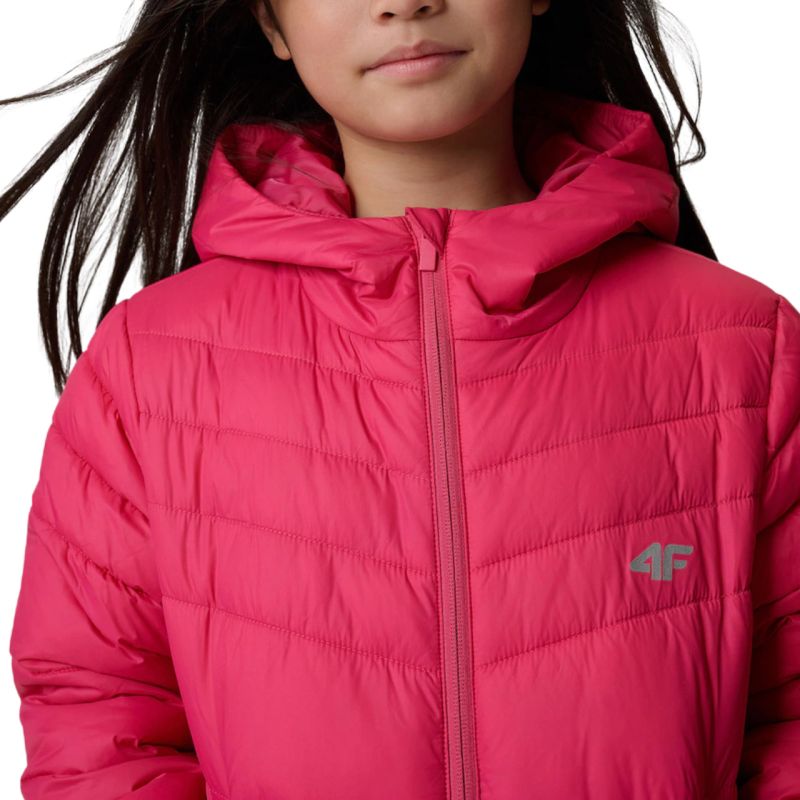 Jacket for girls 4F F0739 fuchsia 4FJWSS26TDJAF0739 55S