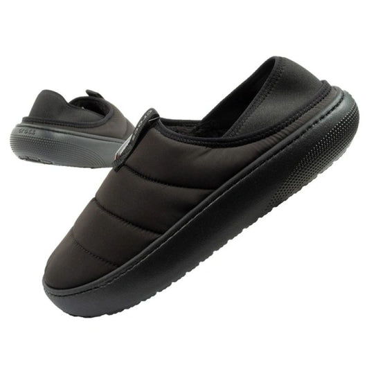 Crocs men's shoes slippers Classic Puff Moc slippers black insulated In preparation Your Sports Performance