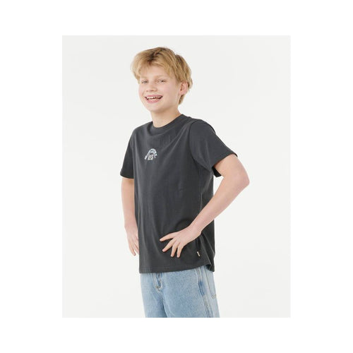 RIP CURL TROPIC DAZE ART TEE -BOY black