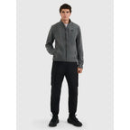 Men's Regular Fit Fleece Jacket with Stand-Up Collar 4F 4FRMM00TFLEM435-23M