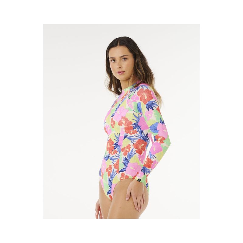 Women's RIP CURL Party Wave Upf Surf Suit multicolor