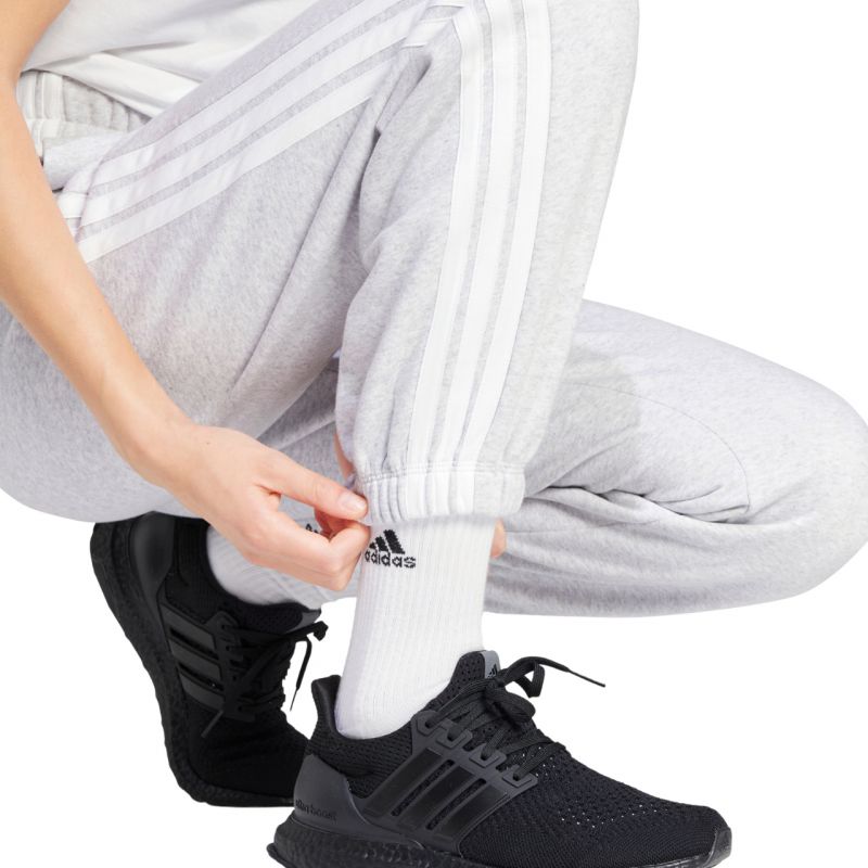 adidas Essentials 3-Stripes Fleece Loose-Fit Pants IN6178 Clothing/Lifestyle/Trousers, shorts Adidas