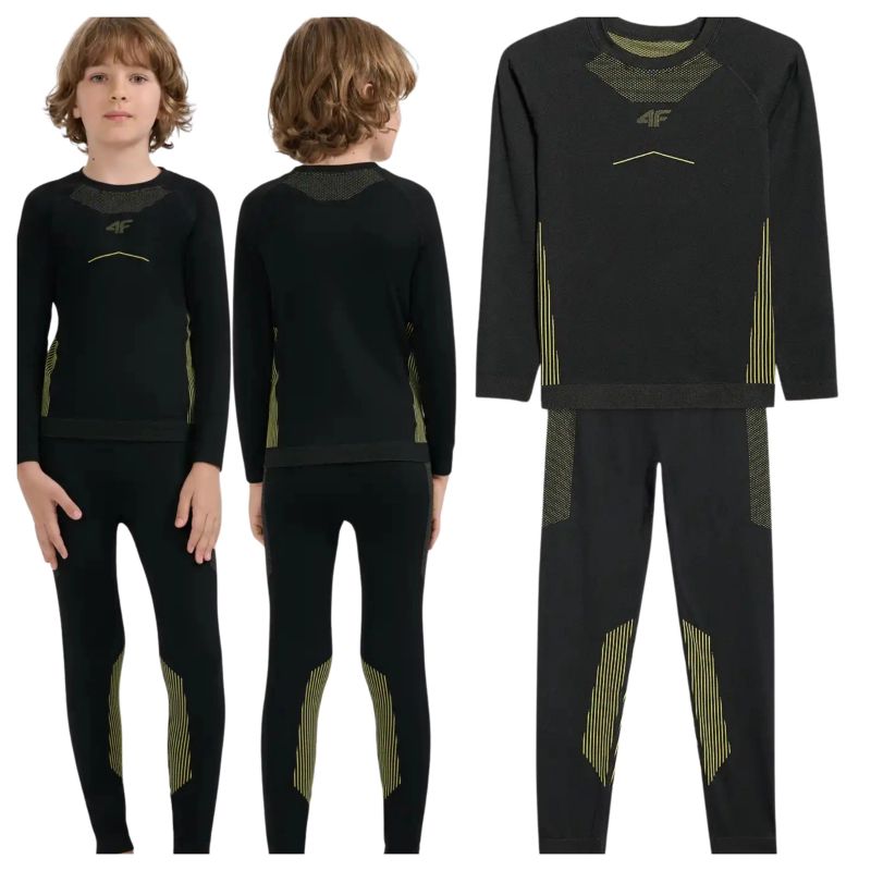Boy's seamless underwear set (TOP+BOTTOM) 4F 4FJWAW25USEAM248-20S *Kategoria tymczasowa Your Sports Performance
