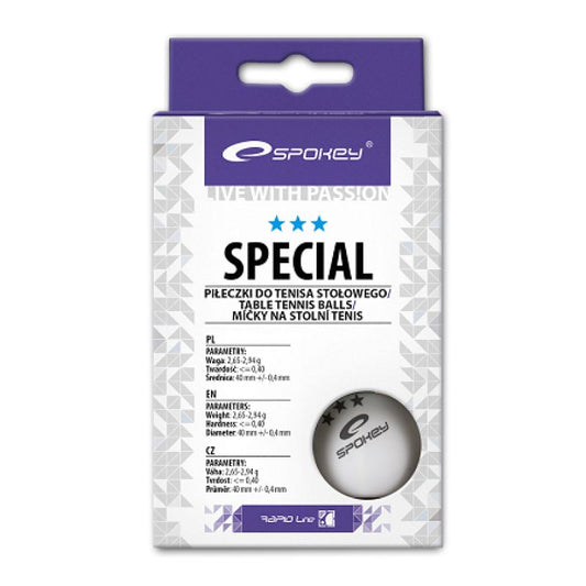 Ping-pong balls Spokey Special 6 pcs 81876 Accessories/Balls/Table Tennis Your Sports Performance