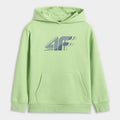 Boy's sweatshirt with hood, open, 4F 4FJRAW25TSWSM2414-46S *Kategoria tymczasowa Your Sports Performance