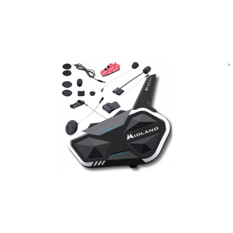 Midland R1 MESH SINGLE motorcycle intercom for 1 helmet In preparation Your Sports Performance