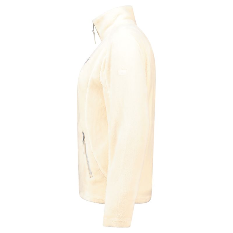 Women’s Fleece Jacket Geographical Norway TICARINA OFF WHITE DB LADY 0124 (WZ8084F/GN-OFF WHITE)