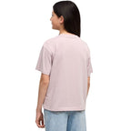 Puma Ess Centered Cat Logo Boxy Tee for Kids Pink 685131 49