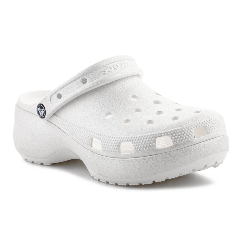 Crocs Classic Platform Glitter Clog W 207241-0WV Chalk In preparation Your Sports Performance