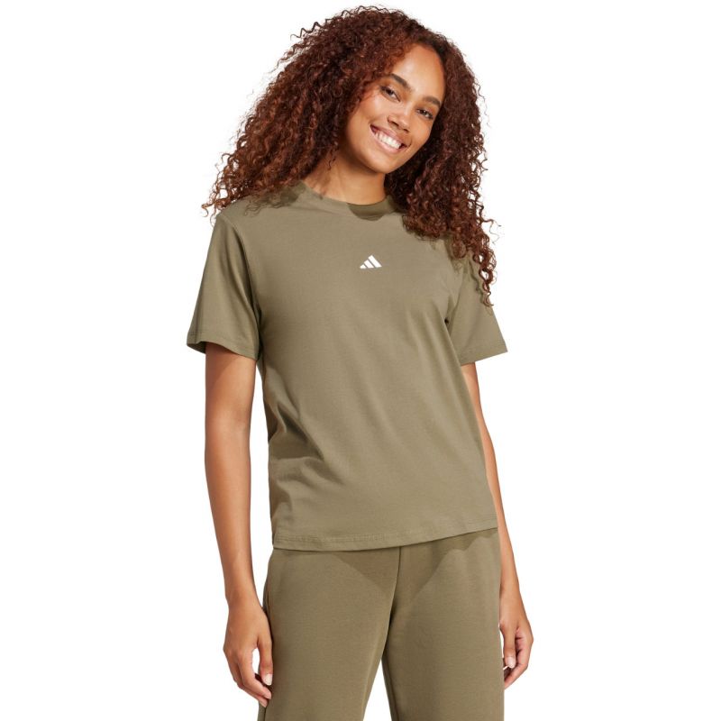T-shirt adidas Essentials Small Logo Cotton W JI6074 Clothing/Lifestyle/T-shirts Adidas