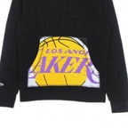 Mitchell & Ness NBA Cropped Logo Los Angeles Lakers Hoodie Black Odzież/Odzież na co dzień Your Sports Performance